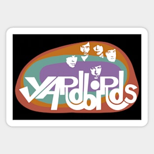 Retro colors band The Yardbirds tshirt mug, sticker, print Magnet